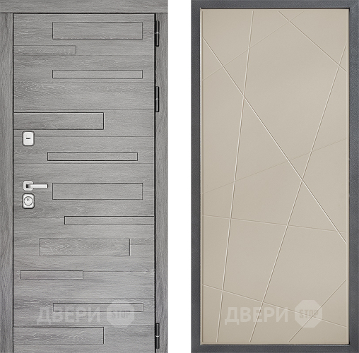 Входная металлическая Дверь Дверной континент ДК-10 ФЛ-655 Капучино в Протвино