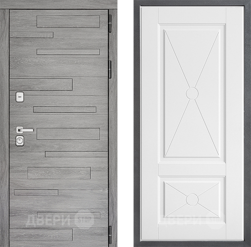 Входная металлическая Дверь Дверной континент ДК-10 ФЛ-617 Софт милк в Протвино