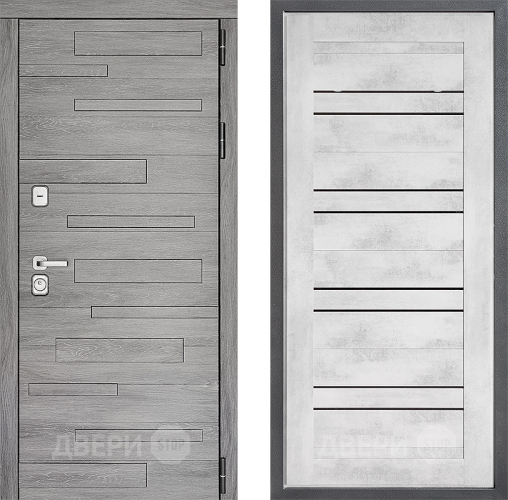 Входная металлическая Дверь Дверной континент ДК-10 ФЛ-49 Бетон снежный в Протвино