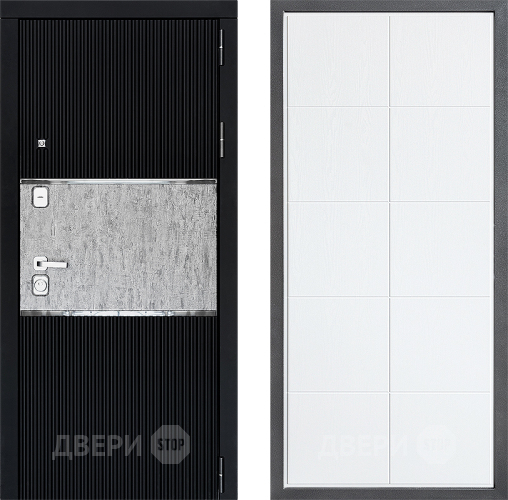 Входная металлическая Дверь Дверной континент ДК-13 ФЛ-Кватро Белое дерево в Протвино