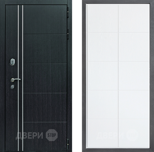 Дверь Дверной континент Теплолюкс Дизайн ФЛ-Кватро Белое дерево в Протвино