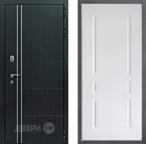 Входная металлическая Дверь Дверной континент Теплолюкс Дизайн ФЛ-243 Альберо Браш серебро в Протвино