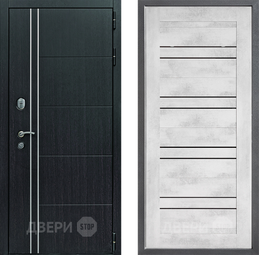 Входная металлическая Дверь Дверной континент Теплолюкс Дизайн ФЛ-49 Бетон снежный в Протвино