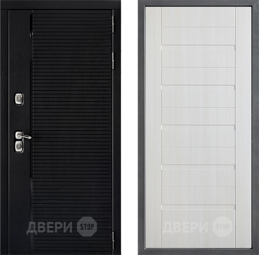 Входная металлическая Дверь Дверной континент ДК-1 ФЛ-70 Лиственница белая в Протвино