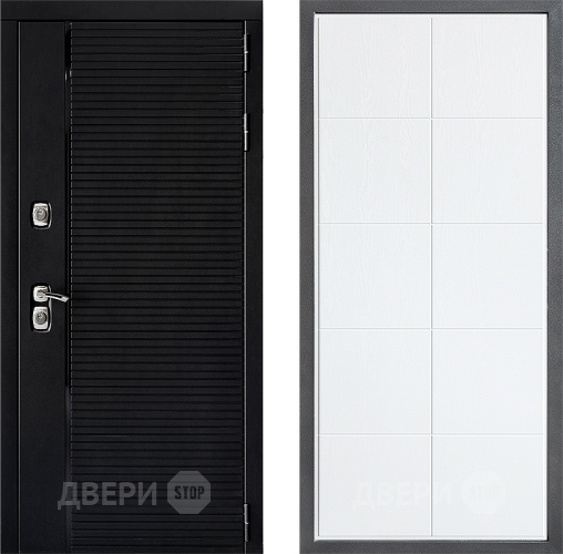 Входная металлическая Дверь Дверной континент ДК-1 ФЛ-Кватро Белое дерево в Протвино