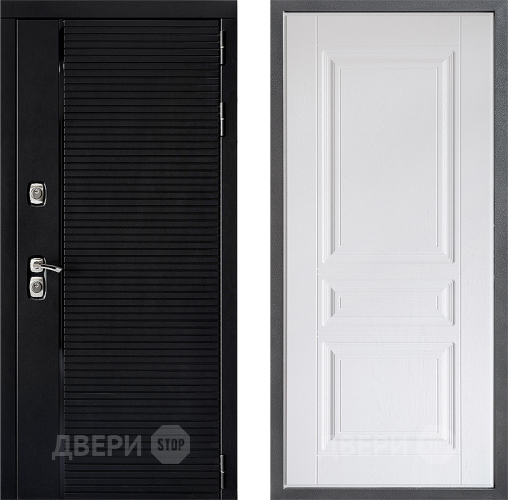 Входная металлическая Дверь Дверной континент ДК-1 ФЛ-243 Альберо Браш серебро в Протвино