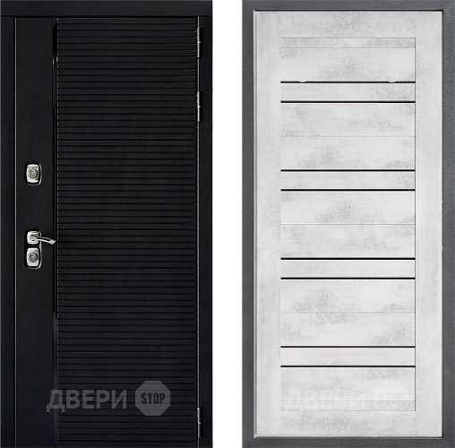 Входная металлическая Дверь Дверной континент ДК-1 ФЛ-49 Бетон снежный в Протвино