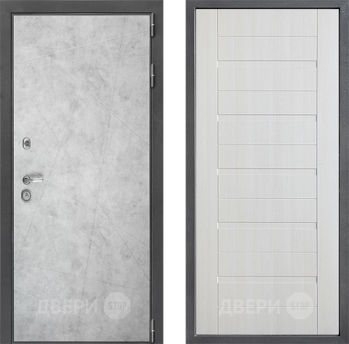 Входная металлическая Дверь Дверной континент ДК-3/743 ФЛ-70 Лиственница белая в Протвино