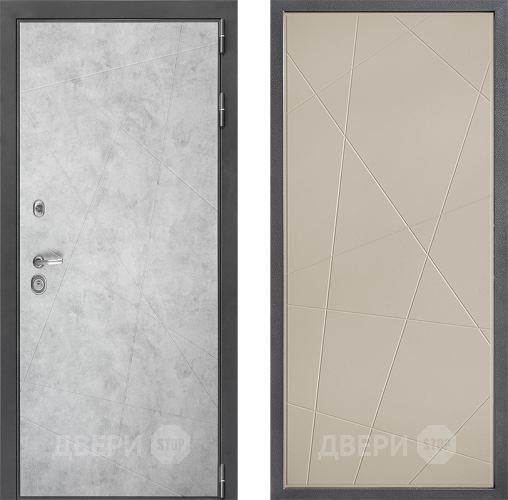 Входная металлическая Дверь Дверной континент ДК-3/743 ФЛ-655 Капучино в Протвино