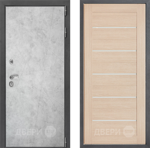 Входная металлическая Дверь Дверной континент ДК-3/743 ФЛ-46 Капучино в Протвино