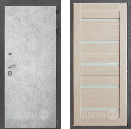 Входная металлическая Дверь Дверной континент ДК-3/743 ФЛ-47 Капучино в Протвино