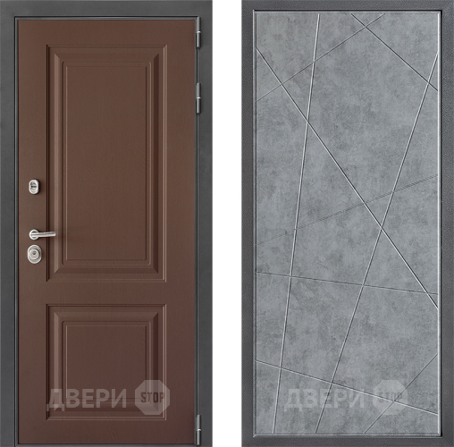 Дверь Дверной континент ДК-3/729 ФЛ-655 Бетон серый в Протвино