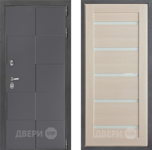 Входная металлическая Дверь Дверной континент ДК-3/606 ФЛ-47 Лиственница белая в Протвино