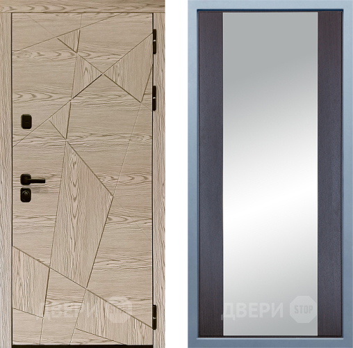 Входная металлическая Дверь Дива МД-97/1 Д-15 Зеркало Венге в Протвино