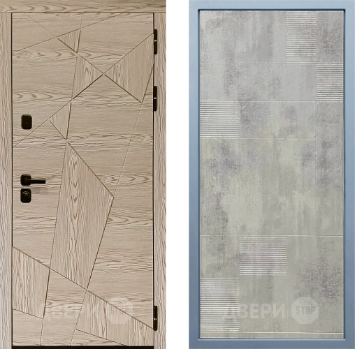 Входная металлическая Дверь Дива МД-97/1 Д-4 Бетон темный в Протвино