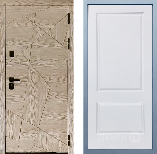 Входная металлическая Дверь Дива МД-97/1 Д-7 Белый в Протвино