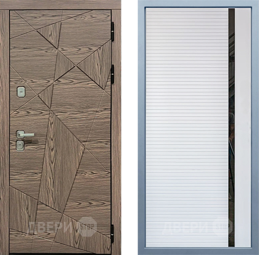 Входная металлическая Дверь Дива МД-97/2 МХ-45 Белый матовый в Протвино