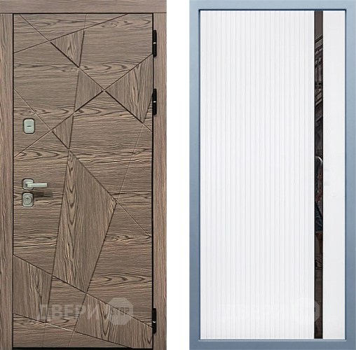 Входная металлическая Дверь Дива МД-97/2 МХ-46 Белый матовый в Протвино