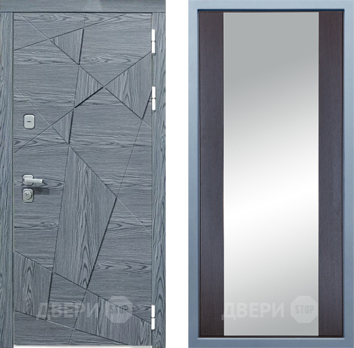 Входная металлическая Дверь Дива МД-97/3 Д-15 Зеркало Венге в Протвино