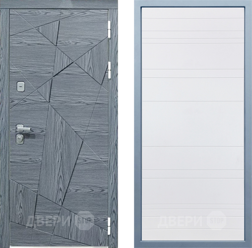 Входная металлическая Дверь Дива МД-97/3 Д-5 Белый в Протвино