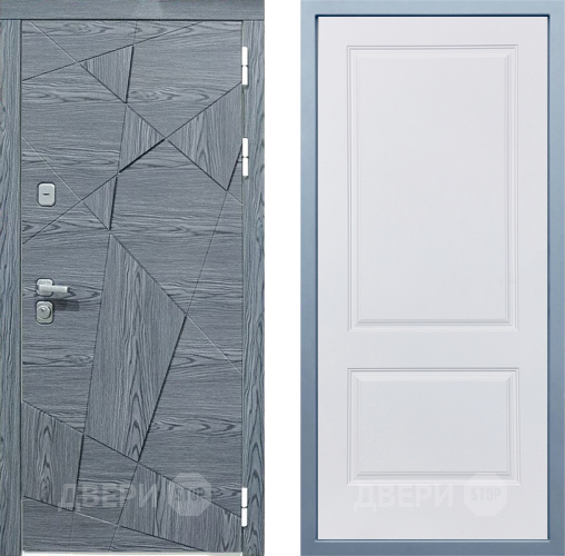 Входная металлическая Дверь Дива МД-97/3 Д-7 Белый в Протвино