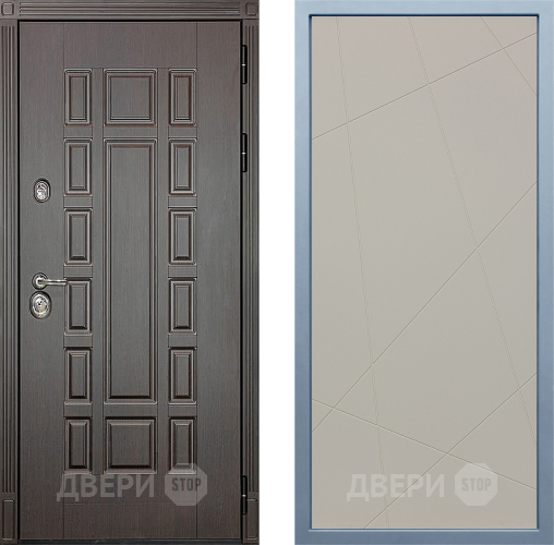 Входная металлическая Дверь Дива МД-38 Д-11 Шампань в Протвино