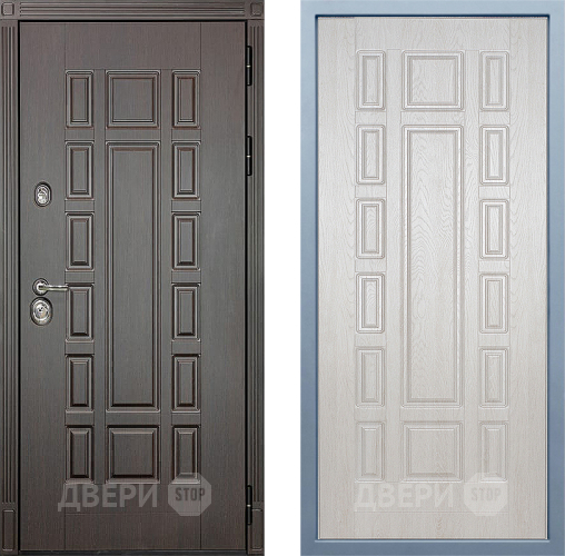 Входная металлическая Дверь Дива МД-38 М-2 Дуб филадельфия крем в Протвино