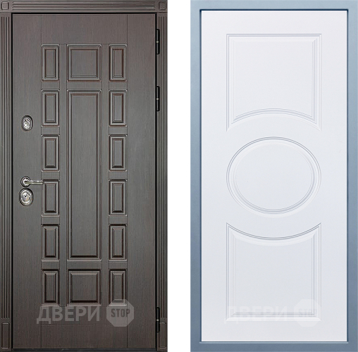 Входная металлическая Дверь Дива МД-38 М-30 Белый в Протвино