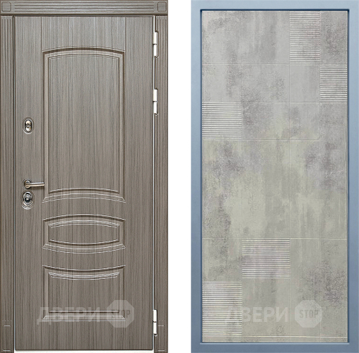 Входная металлическая Дверь Дива МД-42 Д-4 Бетон темный в Протвино