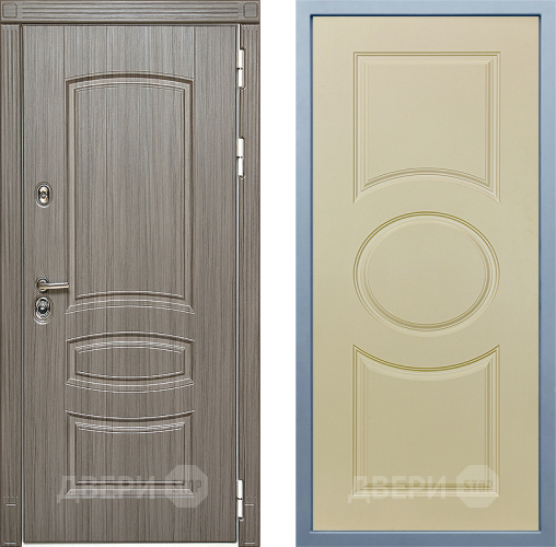 Входная металлическая Дверь Дива МД-42 Д-8 Шампань в Протвино