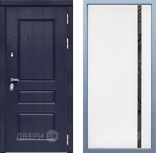 Входная металлическая Дверь Дива МД-45 МХ-47 Белый матовый в Протвино