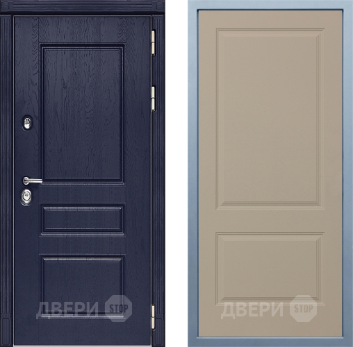 Входная металлическая Дверь Дива МД-45 Д-7 Шампань в Протвино