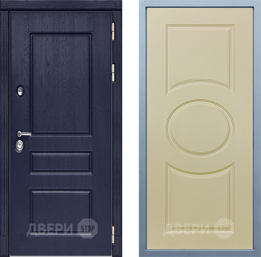 Входная металлическая Дверь Дива МД-45 Д-8 Шампань в Протвино