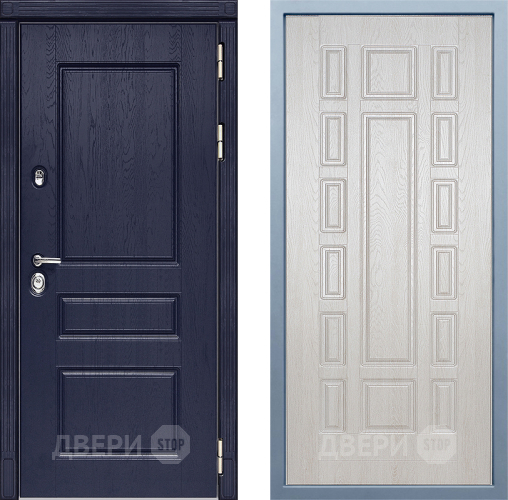 Входная металлическая Дверь Дива МД-45 М-2 Дуб филадельфия крем в Протвино