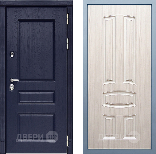 Входная металлическая Дверь Дива МД-45 М-3 Сандал белый в Протвино