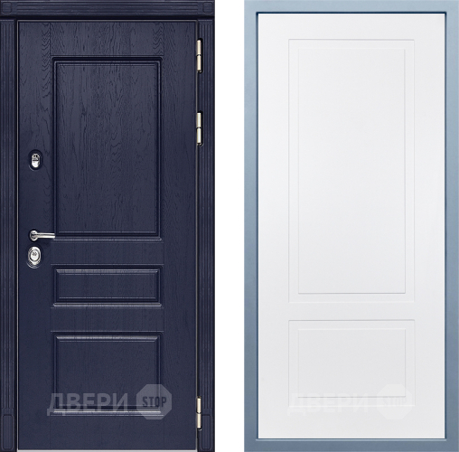 Входная металлическая Дверь Дива МД-45 Н-7 Белый в Протвино