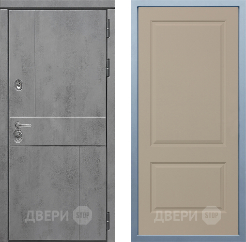 Входная металлическая Дверь Дива МД-48 Д-7 Шампань в Протвино