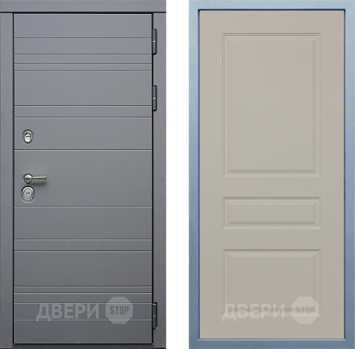 Входная металлическая Дверь Дива МД-39 Д-13 Шампань в Протвино