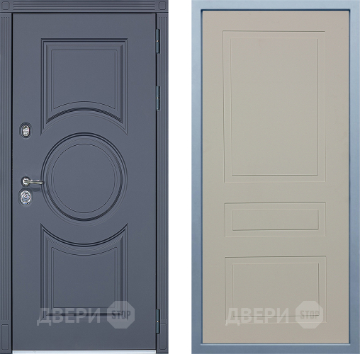 Входная металлическая Дверь Дива МХ-30 STR Н-7 Шампань в Протвино