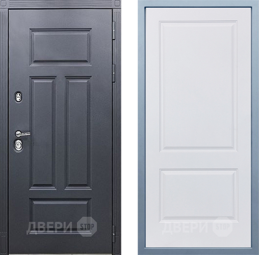 Входная металлическая Дверь Дива МХ-29 STR Д-7 Белый в Протвино