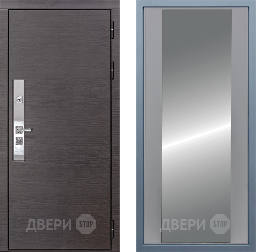 Входная металлическая Дверь Дива МХ-39 STR Д-15 Зеркало Силк Маус в Протвино