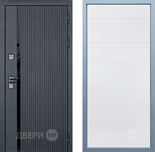 Входная металлическая Дверь Дива МХ-46 STR Д-5 Белый в Протвино