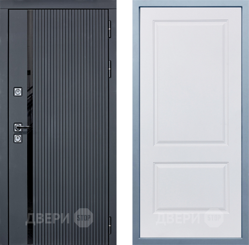 Входная металлическая Дверь Дива МХ-46 STR Д-7 Белый в Протвино