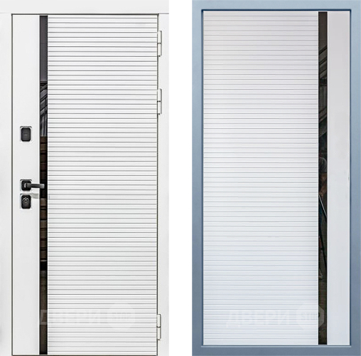 Входная металлическая Дверь Дива МХ-45 Белая STR МХ-45 Белый матовый в Протвино