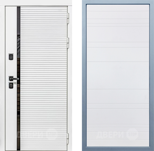 Входная металлическая Дверь Дива МХ-45 Белая STR Д-5 Белый в Протвино