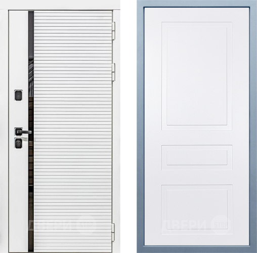 Входная металлическая Дверь Дива МХ-45 Белая STR Н-13 Белый в Протвино