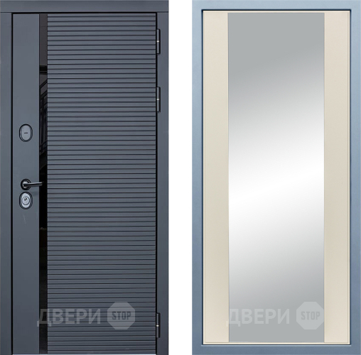 Входная металлическая Дверь Дива МХ-45 STR Д-15 Зеркало Шампань в Протвино