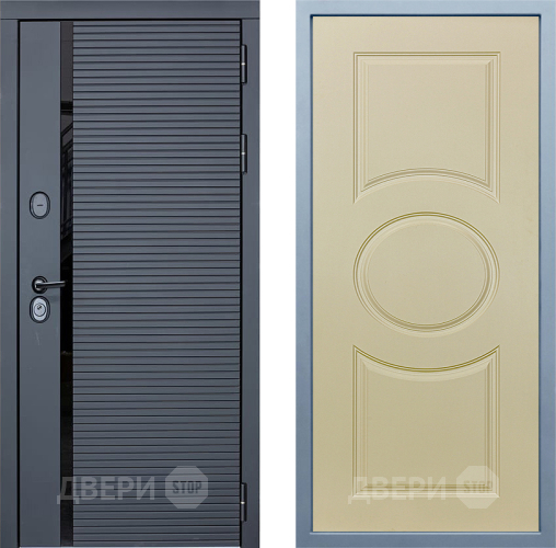 Входная металлическая Дверь Дива МХ-45 STR Д-8 Шампань в Протвино