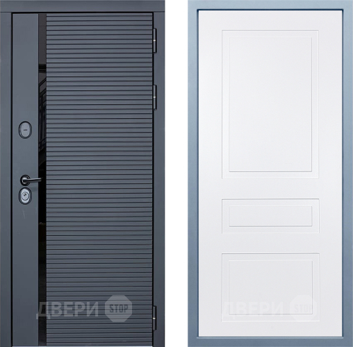 Дверь Дива МХ-45 STR Н-13 Белый в Протвино