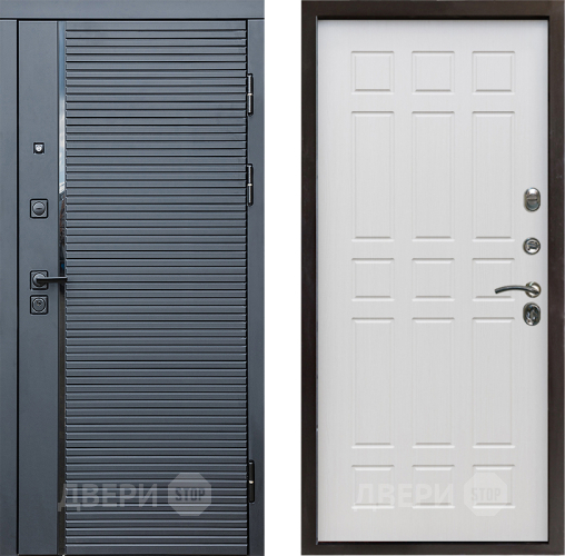 Входная металлическая Дверь Престиж Черная Линия Спарта Лиственница белая в Протвино